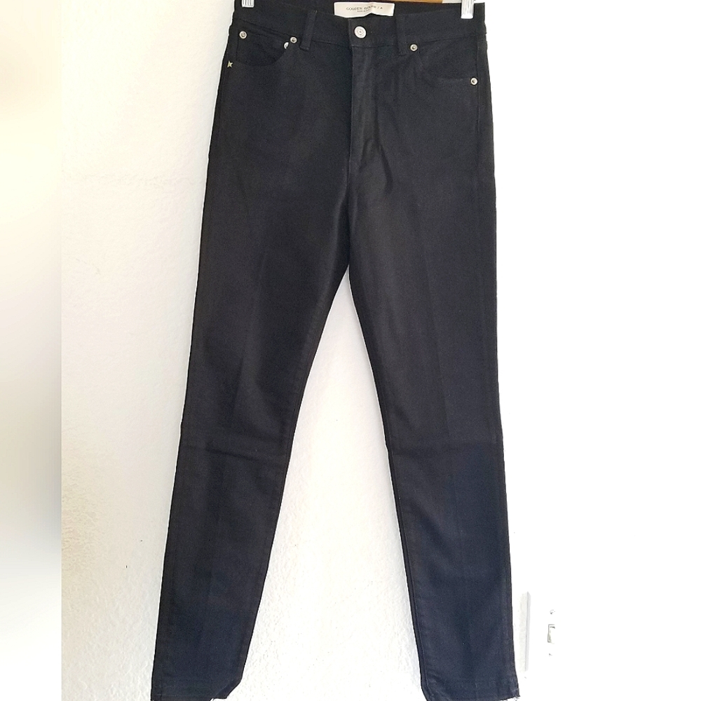 Golden Goose Skinny High Rise Jeans Size 28 Black